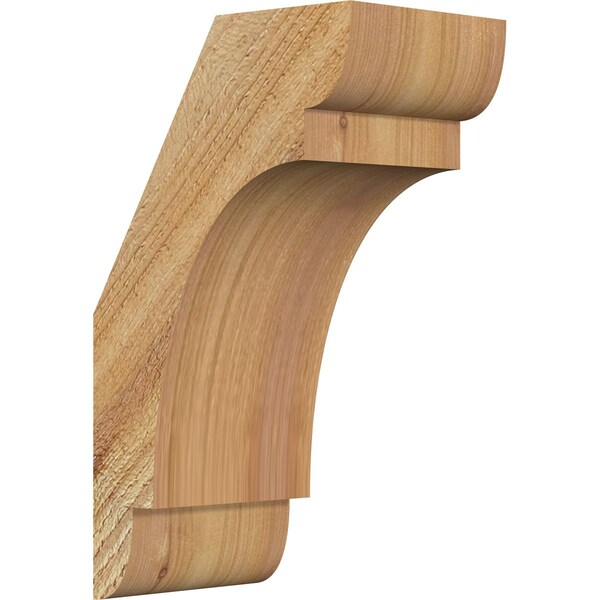 Ekena Millwork 4"W x 6"D x 10"H Olympic Rough Sawn Knee Brace, Western Red Cedar BRC04X06X10OLY00RWR - main